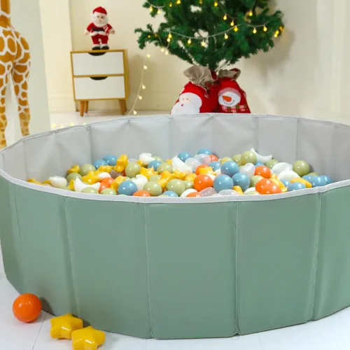 Miniatura 8 de TRENDPLAY Pozo de pelotas para niños pequeños, bebés, niños y perros, tienda de campaña plegable, corralito de juegos para gatear, casa