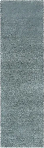 Miniatura 2 de SAFAVIEH Himalaya Collection - Alfombra de pasillo, 2 pies 3 pulgadas x 6 pies, color azul, lana hecha a mano, ideal para zonas de alto tráfico