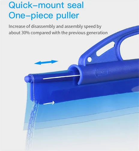 Miniatura 6 de AONIJIE Bolsa de agua plegable de hidratación a prueba de fugas, depósito de agua para senderismo, mochilero, correr, ciclismo (1.5L-PEVA)