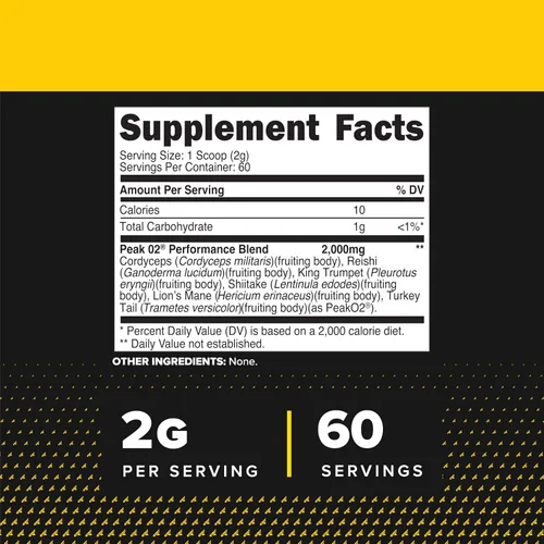 Miniatura 2 de PrimaForce Peak O2 Suplemento de entrenamiento, 4.23 oz, mezcla patentada, sin OMG, vegano y sin gluten