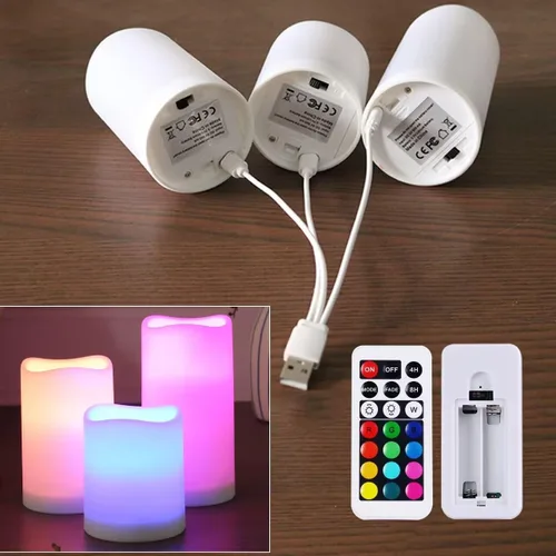 Miniatura 10 de WRalwaysLX Faroles decorativos con temporizador, velas sin llama para interiores y exteriores, apliques de pared con llamas parpadeantes