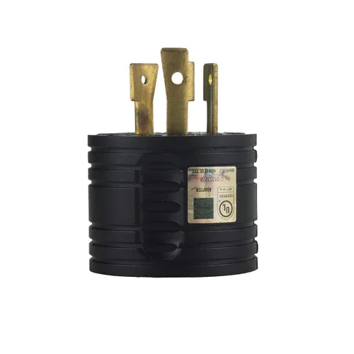 Miniatura 3 de Convertidor adaptador de generador RV 30 AMP de 3 clavijas, Nema L5-30P macho a TT-30R hembra 30A/30A adaptador de generador, L5-30 AMP enchufe de 3