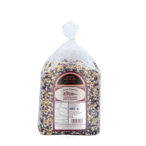 Amish Country Popcorn | Bolsa de 6 libras | Granos de palomitas de maíz arcoíris | Tradicional, sin OGM y sin gluten (Arcoíris - Bolsa de 6 libras)