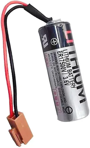 Miniatura 4 de KANGLEUS - Baterías de litio ER17500 V/3.6 V 2700 mAh, batería de respaldo CNC con enchufe marrón