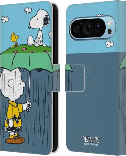 Miniatura 21 de Head Case Designs Officially Licensed Peanuts Snoopy & Woodstock 2 Halfs and Laughs Leather Wallet Case Compatible with Google Pixel 8 Snoopy