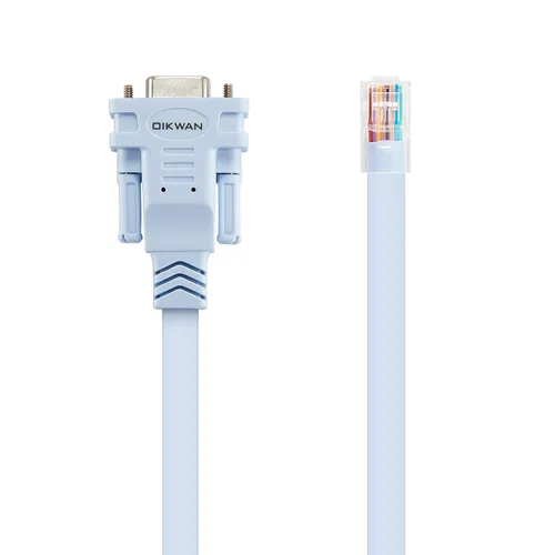 Miniatura 5 de Cable de consola DB9 a RJ45, compatible con Cisco Routers Switches Firewalls CAB-CONSOLE-RJ45