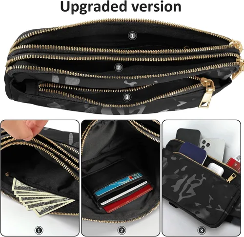 Miniatura 3 de CXWMZY Riñoneras para mujeres y hombres, niñas, niños, adolescentes, a la moda, bolsa de cintura de moda, linda riñonera casual para Disney, viajes