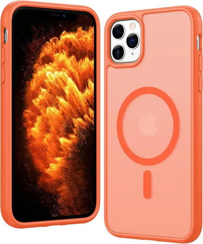 Miniatura 541 de FNTCASE Funda para iPhone 13 Pro-Max: Fundas magnéticas transparentes compatibles con Magsafe Slim anti amarillamiento protección contra caídas