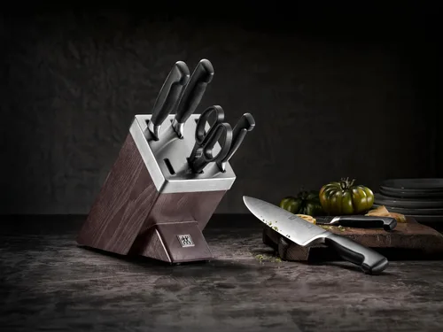 Miniatura 7 de Zwilling J. A. Henckels - Juego de cuchillos de acero inoxidable Plateado/Negro