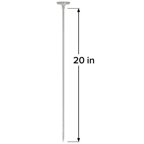 Miniatura 2 de Termómetro REOTEMP, 20" de tallo, para compost de jardín, con instrucciones de compostaje
