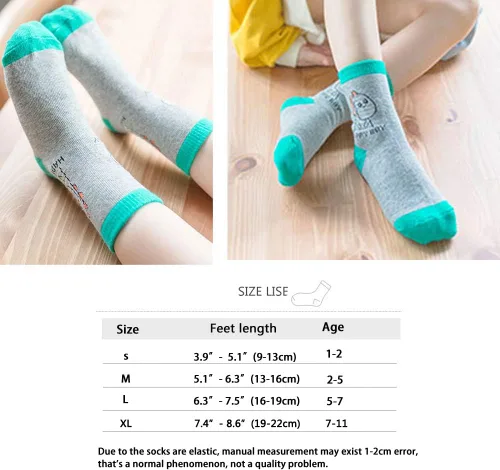 Miniatura 5 de Calcetines de algodón para niños pequeños, 10