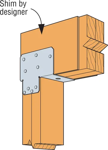 Miniatura 8 de Simpson Strong-Tie EPC6Z EPCZ ZMAX - Tapa de poste galvanizado para 6X (paquete de 10)