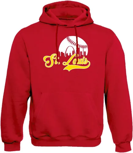 Miniatura 13 de Xtreme Apparrel Cityscape Skyline - Sudadera con capucha para hombre para fanáticos del béisbol