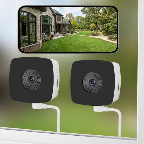 blurams - Cámaras para seguridad en el hogar 5G y 2.4G, cámara de seguridad 2K para interiores, cámara para mascotas con aplicación para teléfono,