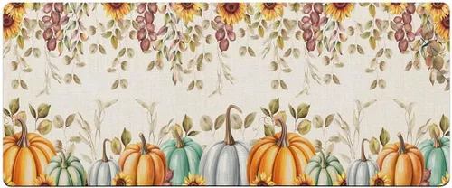 Miniatura 7 de Tapete de baño de eucalipto y calabaza para bañera, antideslizante, de secado rápido y absorbente, de tierra de diatomeas, para ducha, fregadero