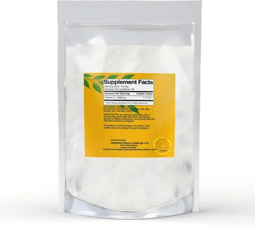 Miniatura 2 de Unpretentious Vitamina C polvo Baker ácido ascórbico, bolsa resellable (3 onzas)