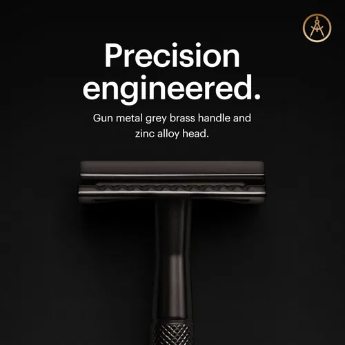 Miniatura 4 de MANSCAPED® The Plow® 2.0 & Power Shave Gel, paquete de afeitado facial para hombre con maquinilla de afeitar de seguridad de una sola hoja y gel