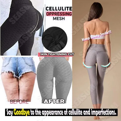Miniatura 94 de SEASUM - Pantalones de yoga de cintura alta para mujer, con control de abdomen y realce de glúteos, leggings favorecedores para entrenar y correr