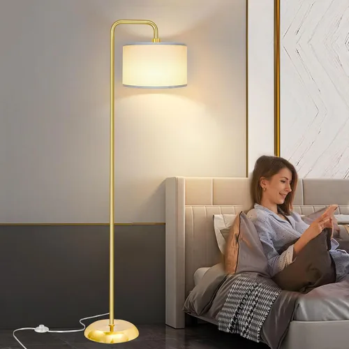 Miniatura 7 de [Actualizada] Lámpara de pie LED para sala de estar, lámpara de pie de 3 temperaturas de color con interruptor de pie, lámpara de pie moderna alta