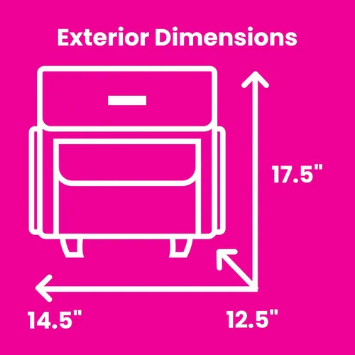 Miniatura 3 de Everything Mary Bolsa para máquina de serger rodante, funda de transporte floral negra para máquinas Overlock, compatible con Brother, Singer