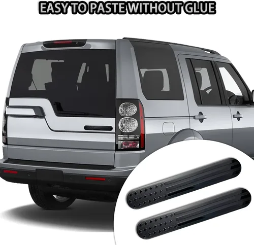 Miniatura 4 de 2 calcomanías de metal con bandera de Estados Unidos para automóvil, adhesivo de metal 3D, para parachoques de auto, SUV, camión, motocicleta (negro)