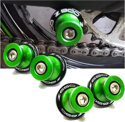 Miniatura 2 de Tornillos de soporte deslizante para carretes de basculante CNC de motocicleta de 0.315 in para Kawasaki Z900 Z 900 Z650 Z 650 2017-2022 2021 2020