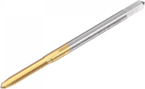 Miniatura 10 de uxcell Grifos de flauta rectos, M2 x 0.4 Mano izquierda métrica cubierta de titanio M35 cobalto de alta velocidad máquina de acero roscado roscado