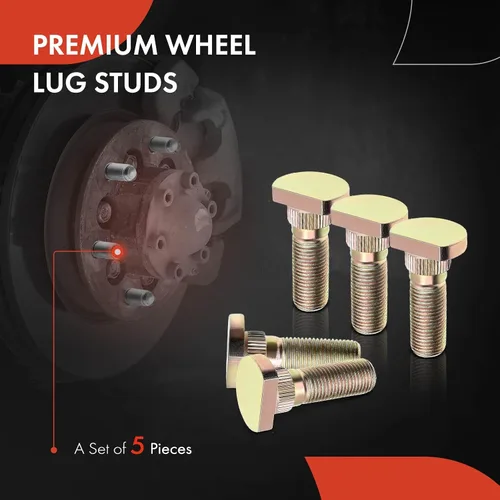 Miniatura 3 de A-Premium M12-1.25 - Juego de 5 pernos de rueda compatibles con Nissan Altima Rogue Frontier Cube Juke LEAF Maxima Pathfinder Armada Quest Sentra