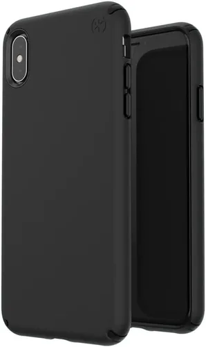 Speck Productos Funda Presidio Pro para iPhone XS Max, color negro y negro