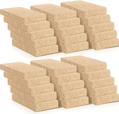 Ripeng 30 ladrillos de fuego aislantes para estufa de leña con clasificación 3200F, ladrillos de fuego para chimeneas, forjas de herrero, hornos de