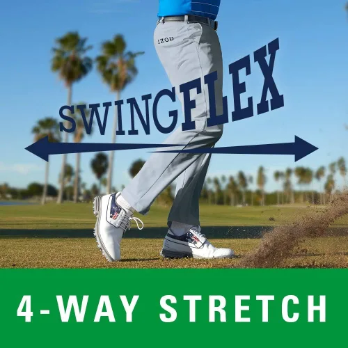 Miniatura 3 de IZOD Swingflex - Pantalón recto de golf para hombre
