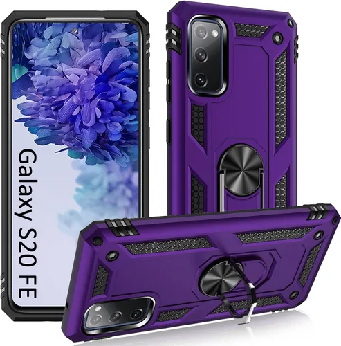 Miniatura 13 de ADDIT Funda S20 para Samsung Galaxy S20 de 6.1 pulgadas, con anillo de soporte, soporte ajustable, grado militar, protección resistente, a prueba