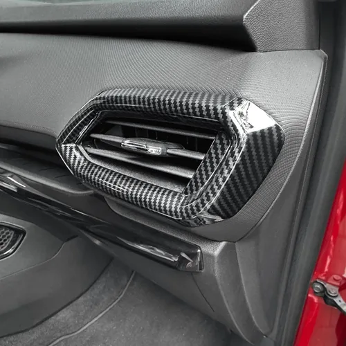 Miniatura 8 de YOUTOOCAR Cubiertas de salida de aire compatibles con accesorios Chevy Trailblazer 2020-2024 (patrón de fibra de carbono)