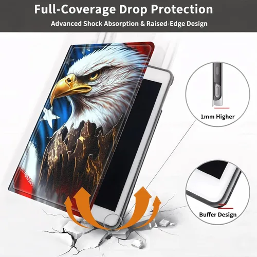 Miniatura 6 de Slim Case for Samsung Galaxy Tab S10 Lite / S10 FE / S9 FE 10.9" & Galaxy Tab S9 11", Multi-Angle Stand PU Leather Smart Folio Cover with Soft TPU