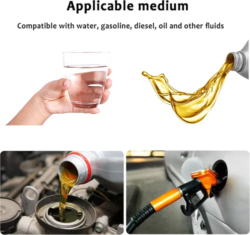 Miniatura 6 de Válvula de retención de combustible de 3/8 pulgadas, grabada con dirección de flujo, válvula unidireccional de aleación de aluminio para aire