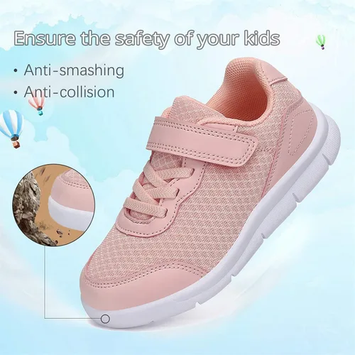 Miniatura 3 de Xingfujie Zapatos deportivos para niños y niñas, zapatos de tenis para correr y caminar