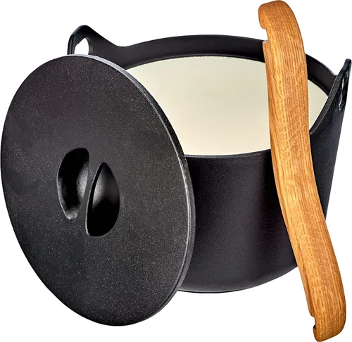 Miniatura 2 de Iittala Sarpaneva - Olla de hierro fundido con esmaltado negro, de 101 onzas líquidas (3 litros)