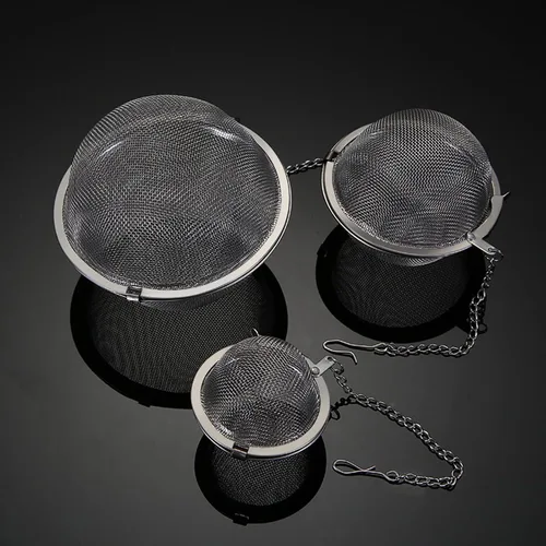 Miniatura 7 de 2 infusores de té prémium para té de hojas sueltas, coladores de té y bolas de té mejorados para condimentar especias y condimentos a base de hierbas
