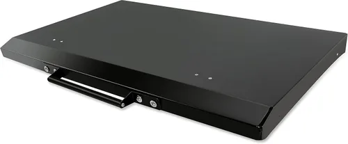 Miniatura 8 de HECASA Tapa dura para parrilla de 36 pulgadas, color negro, de aluminio, impermeable, compatible con Blackstone y más (sin chapado en diamante)