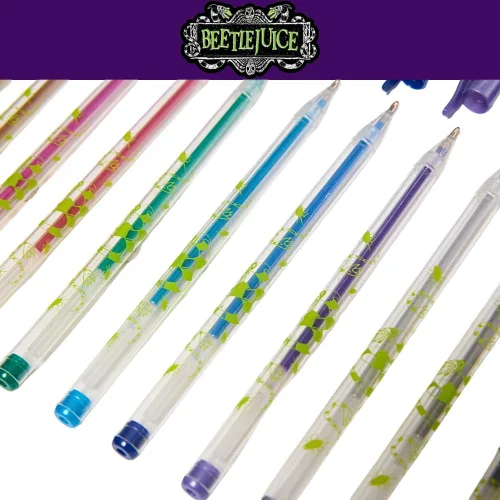 Miniatura 5 de Innovative Designs Beetlejuice - Juego de bolígrafos de gel para niños, paquete de 24 con bolígrafos de gel con purpurina, bonitos bolígrafos