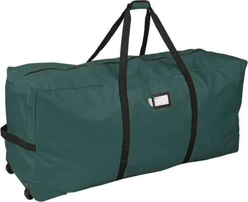 ProPik Bolsa de almacenamiento con ruedas para árbol de Navidad, se adapta a árboles de vacaciones desmontados de hasta 7.5 pies de alto, 22 x 16 x