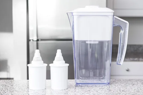 Miniatura 3 de Jarra de filtro de agua alcalina - Ionizador de agua pura saludable de 2.5 litros, dos filtros de carbón activado de 60 días, sin BPA, saludable