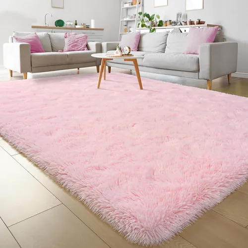Miniatura 25 de Keeko Alfombras Esponjosas para Sala de Estar y Dormitorio, Alfombra Suave de Felpa para Junto a la Cama, Alfombra Grande Moderna para Interiores