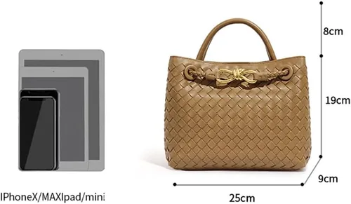 Miniatura 8 de Bolsos Hobo para mujer, bolso de mano tejido, bolso de hombro tejido, bolso cruzado, bolso tejido de moda, bolso de mano 2023