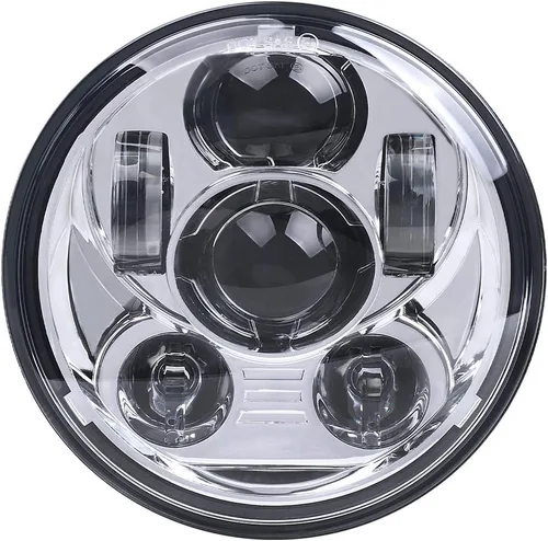 5-3/4 5.75 pulgadas LED faro delantero de motocicleta compatible con Harley Davidson Sportster Dyna Low Rider Street Bob lron 883 1200 Softail Wide