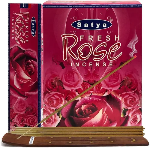 Miniatura 18 de TRUMIRI Paquete de soportes para incienso con varillas de incienso Satya Sai Baba Nagchampa de 3.53 oz (100 g) - Paquete de 1