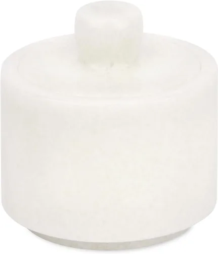 Miniatura 9 de Salero de Mármol con Tapa, Cuencos de Sal y Pimienta Caja Recipiente, Frasco de Sal con Tapa para Cocina y Baño (Negro)