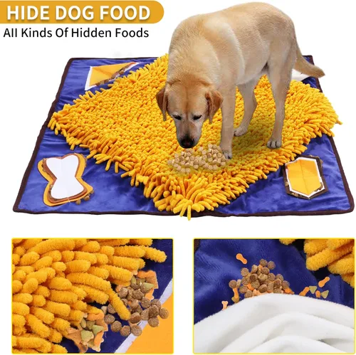 Miniatura 4 de Tapete de olfateo para perros, tapete interactivo para alimentación para el aburrimiento, fomenta las habilidades naturales de búsqueda de alimento