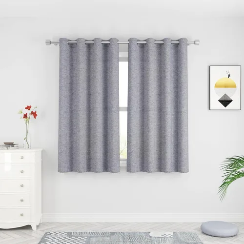 Miniatura 83 de UPOPO Cortinas de niveles de cocina negras de privacidad de lino texturizado de 24 pulgadas de largo, cortinas de café sobre el fregadero, cortinas
