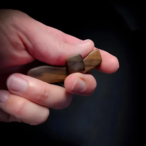 Miniatura 4 de Cruz de oración de bolsillo de madera, paquete de 105 cruces de madera de mano para iglesia, regalo cristiano, ministerio, regalos de escuela
